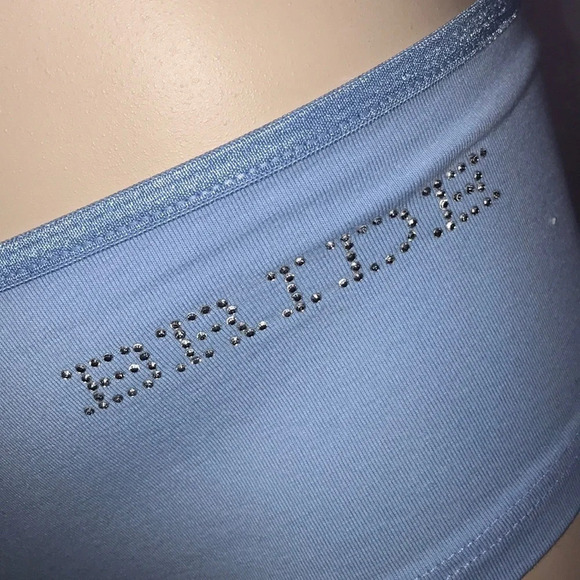 “BRIDE” Bedazzled Cheeky Short New With Tags - Picture 2 of 3